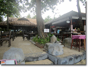Restaurantes en la playa de Railay